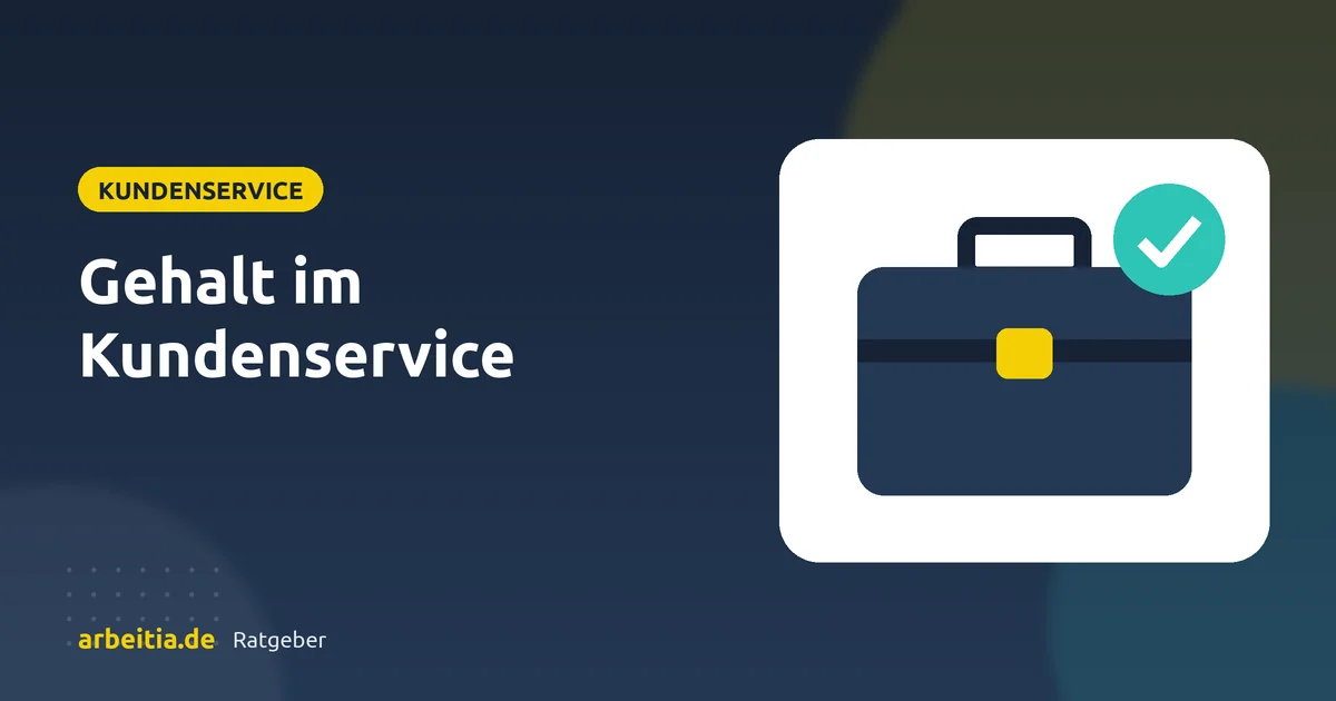 Illustration: Aktentasche als Symbol für das Gehalt im Kundenservice