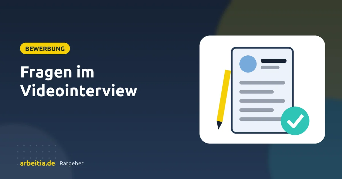 Illustration: Lebenslauf als Symbol für das Videointerview bei Homeoffice-Jobs